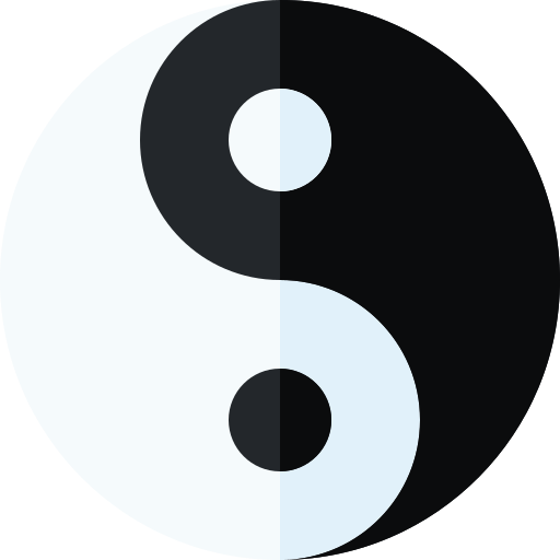 yin yang icono gratis