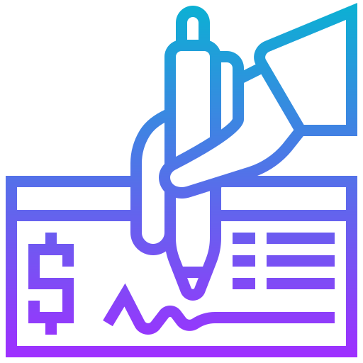 cheque icono gratis