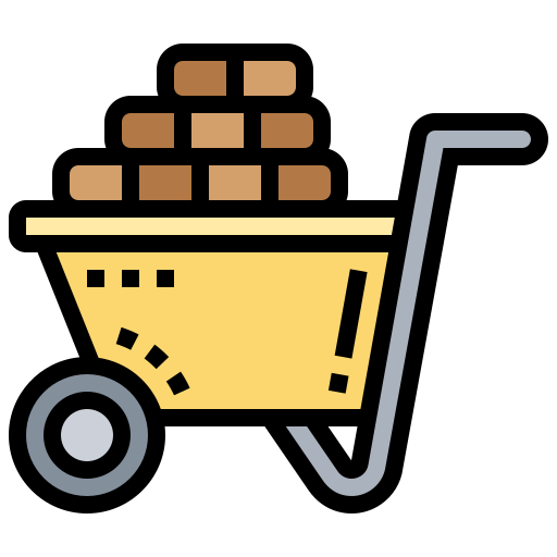 Wheelbarrow free icon Wheelbarrow free icon