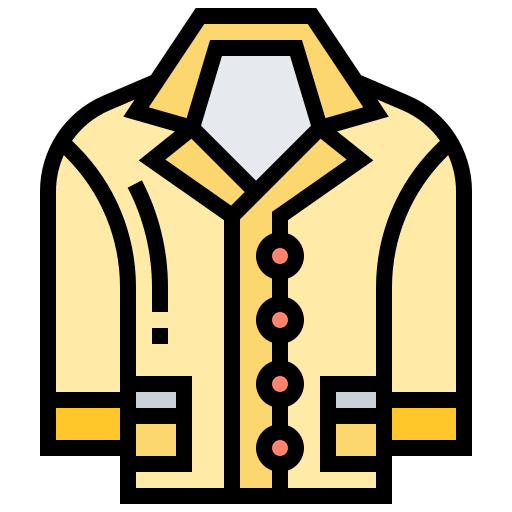 Coat Meticulous Lineal Color icon