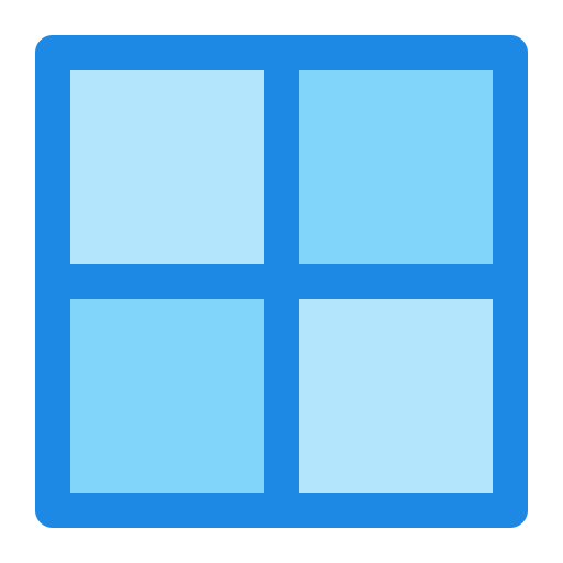 Table Generic Blue icon