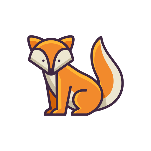 Fox Flaticons Lineal Color icon