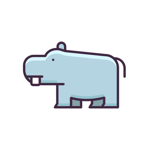 hippopotame Icône gratuit hippopotame Icône gratuit