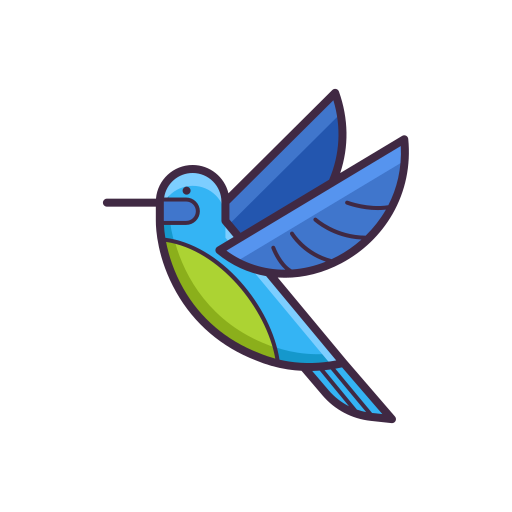 colibrí icono gratis