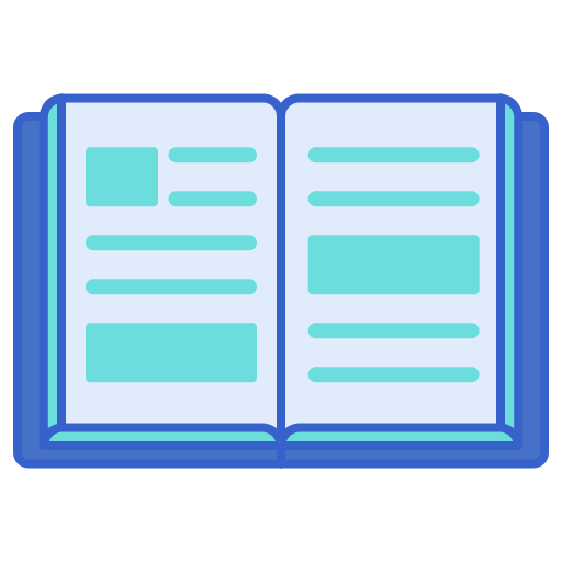 Book Flaticons Lineal Color icon