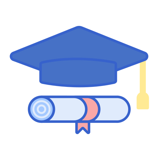 Graduation Flaticons Lineal Color Icon