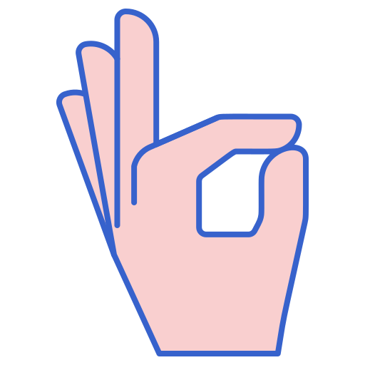Hand signal free icon