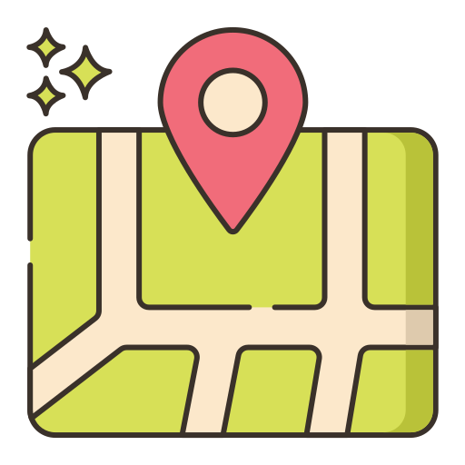 mapa grátis ícone
