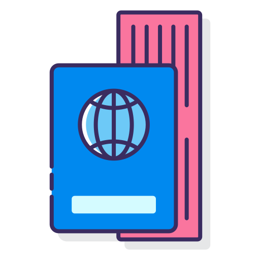 pasaporte icono gratis