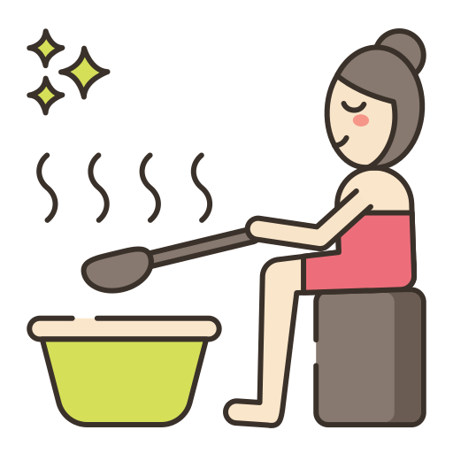 찜질방 무료 아이콘