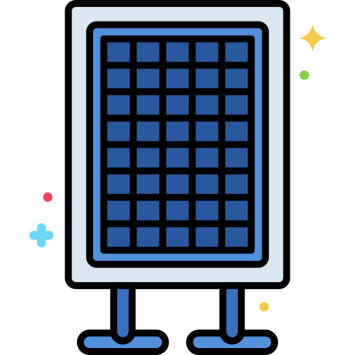 panel solar icono gratis