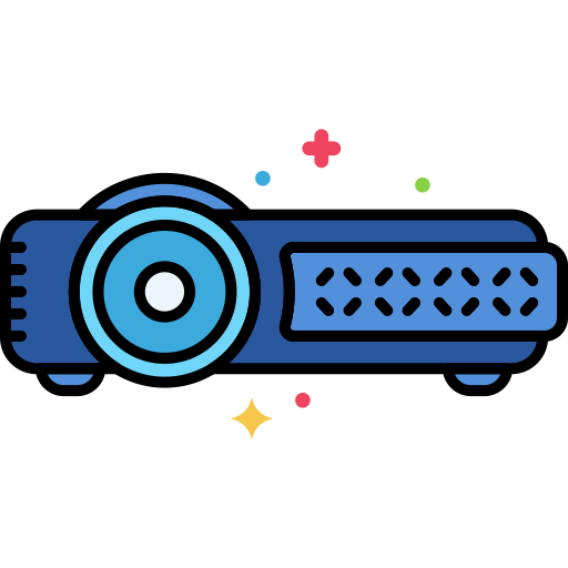 Video projector free icon