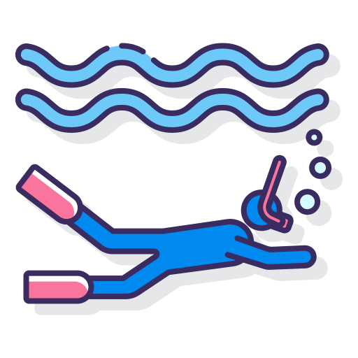 Snorkeling - free icon