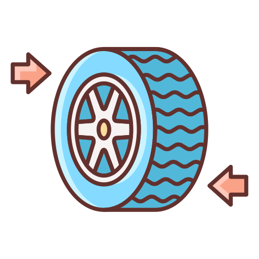 neumático icono gratis