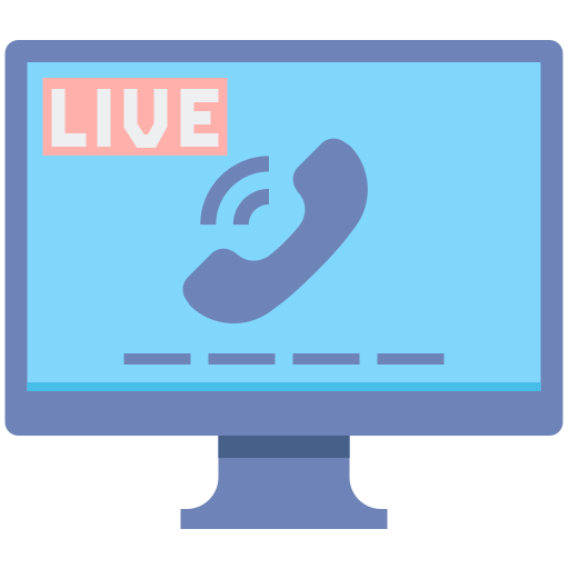 en vivo icono gratis