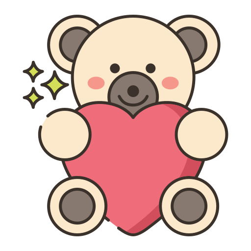 oso de peluche icono gratis