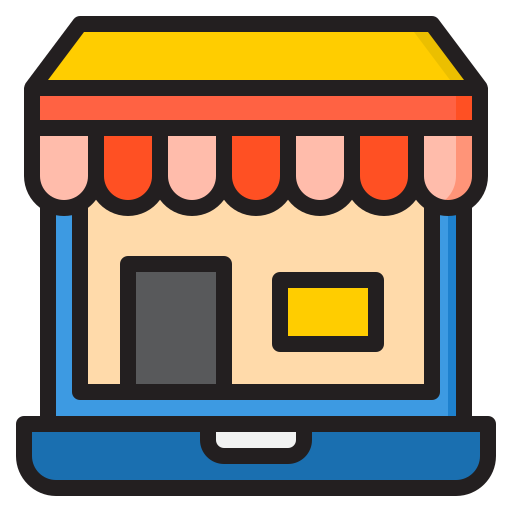 tienda online icono gratis