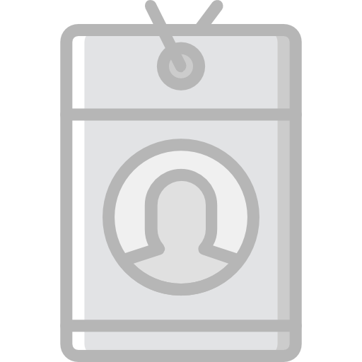 tarjeta de identificación icono gratis