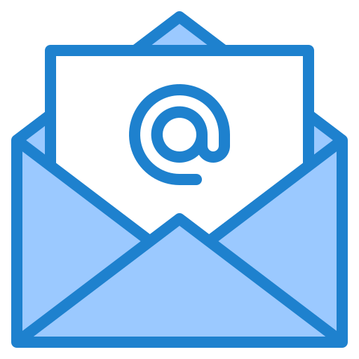 blue email icon png