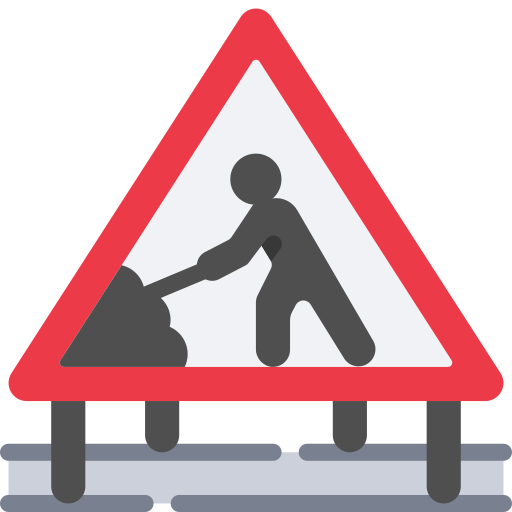 Road work free icon