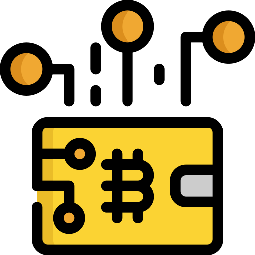 billetera bitcoin icono gratis