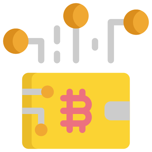 billetera bitcoin icono gratis