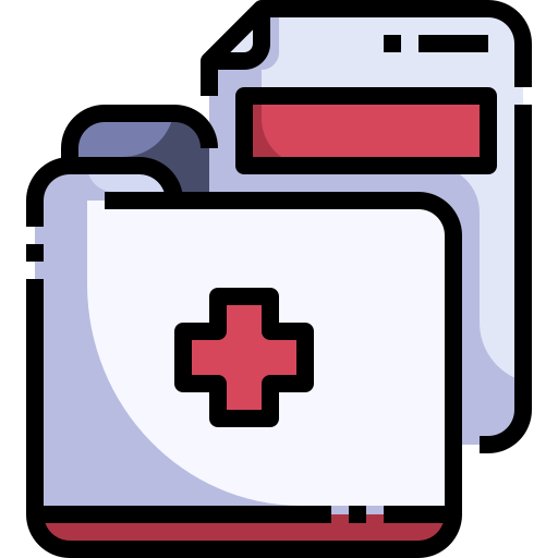 carpeta médica icono gratis