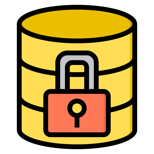 Seguridad de datos icono gratis