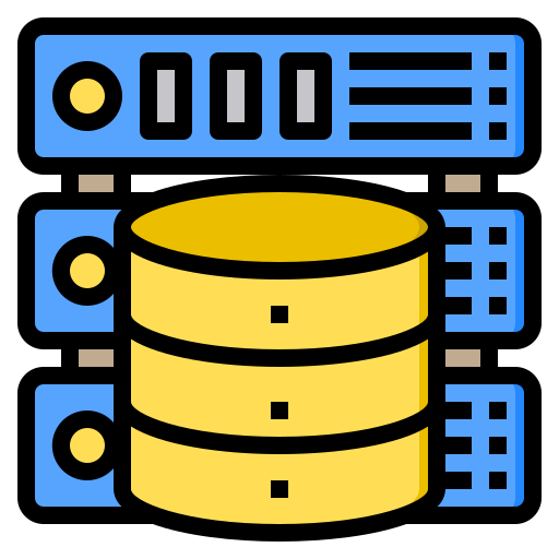 Database Storage Phatplus Lineal Color Icon