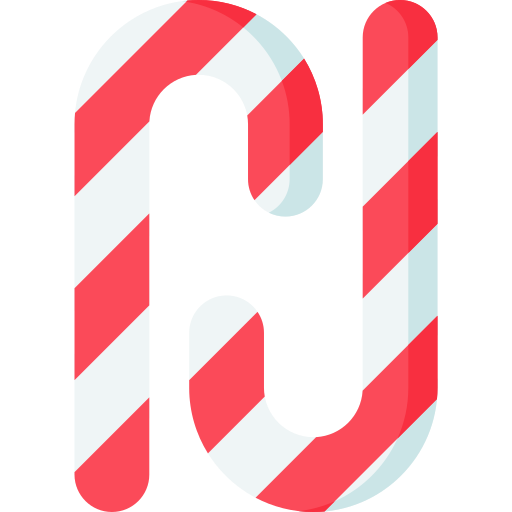 Candy cane Special Flat icon