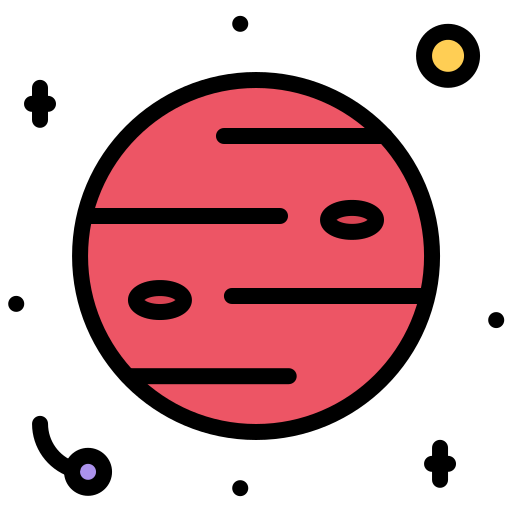 Mars Coloring Color icon