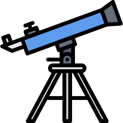 Telescope free icon Telescope free icon