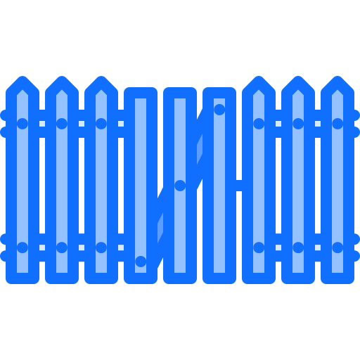 Fence Coloring Blue icon