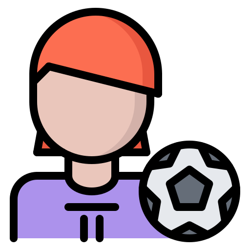 jugador de fútbol icono gratis