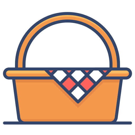 Picnic basket Generic Outline Color icon