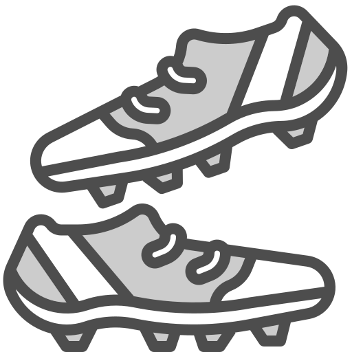 zapatos de fútbol icono gratis