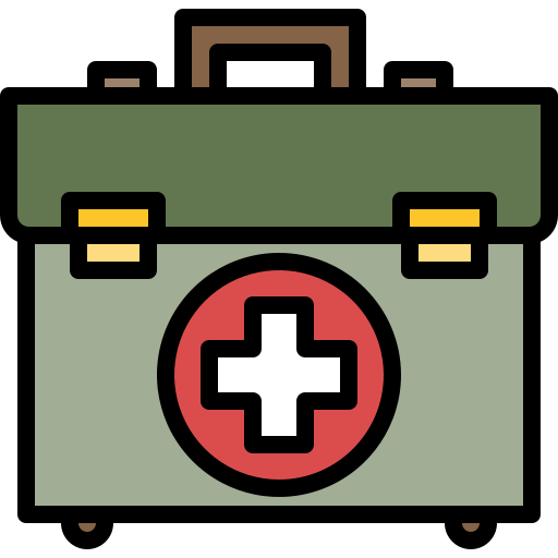 First aid kit Winnievizence Lineal color icon