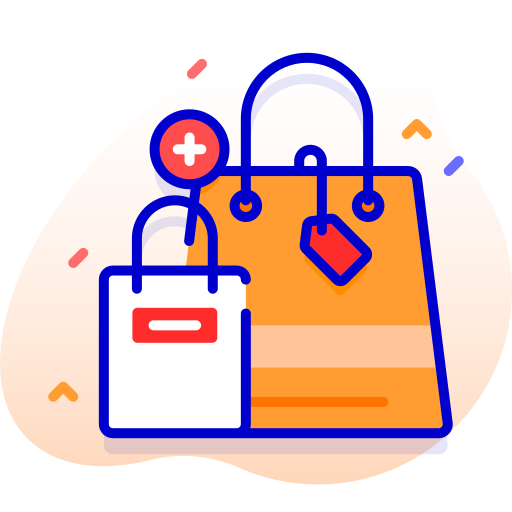 Shopping bag Special Ungravity Lineal color icon