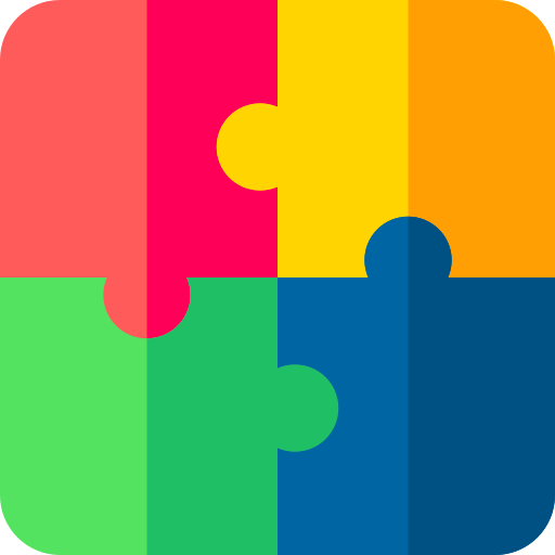 Puzzle Basic Rounded Flat icon