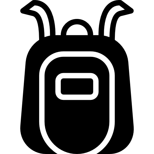 mochila icono gratis