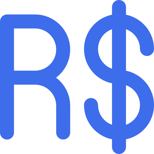 real brasileño icono gratis