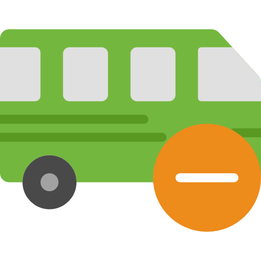 Ônibus grátis ícone Ônibus grátis ícone