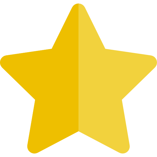 Star Basic Rounded Flat icon