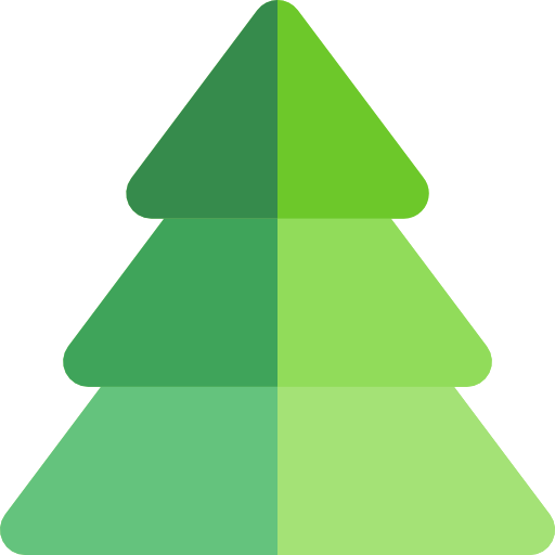 árbol de navidad icono gratis