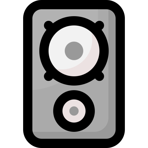 sistema de audio icono gratis