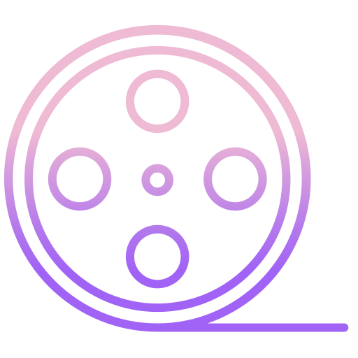 rollo de película icono gratis