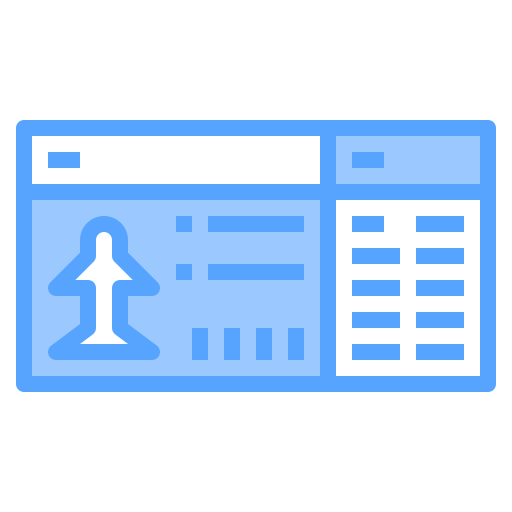Plane ticket free icon