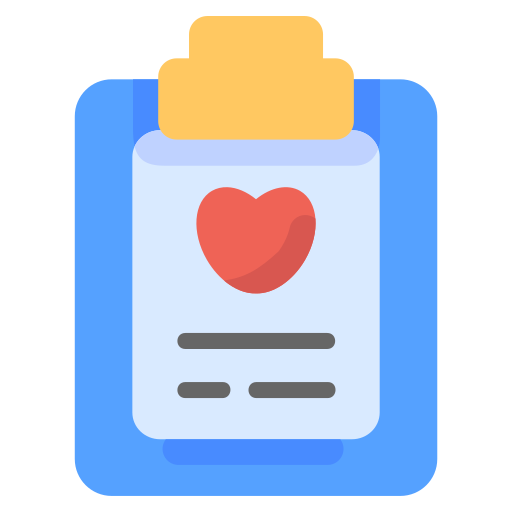 reporte de salud icono gratis