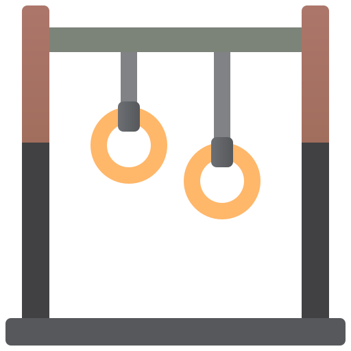 Gymnastics Amethys Design Flat icon