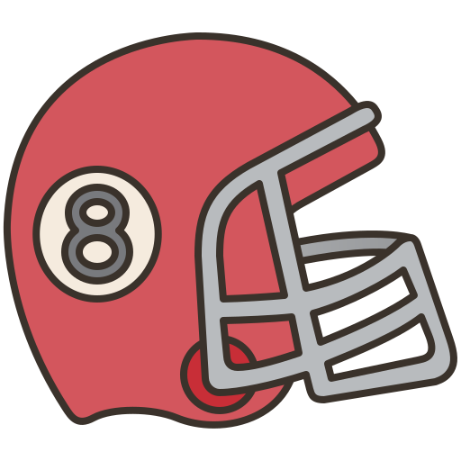 American football Amethys Design Lineal Color icon